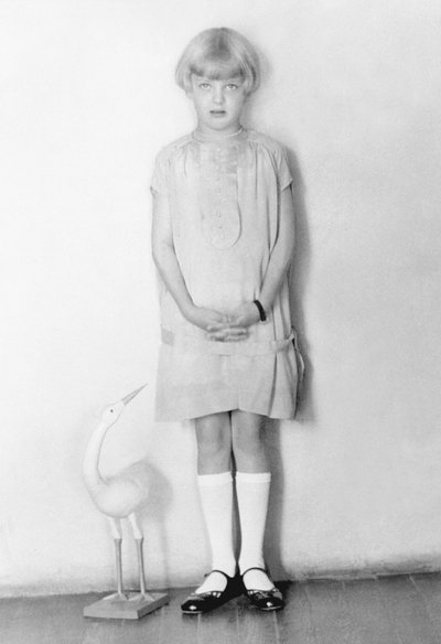 Girl with Stork, Mexico City, c.1926 by Tina Modotti